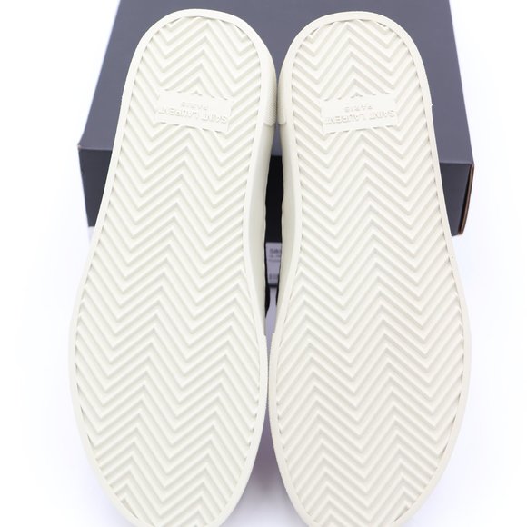 NIB Yves Saint Laurent Venice Pink Black Leopard Print Low-Top Slip-On Sneakers - Picture 7 of 10